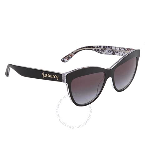 burberry be 4267 37138g|Burberry Grey Gradient Cat Eye Ladies Sunglasses .